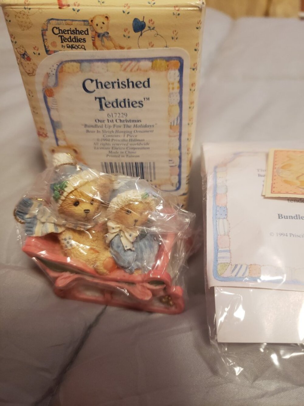 Christmas in July 🎅Cherished Teddies Christmas ornaments.